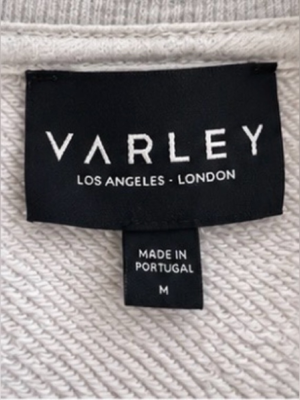 Varley Gray Embroidered Logo Crewneck Sweatshirt Size M - Picture 6 of 7